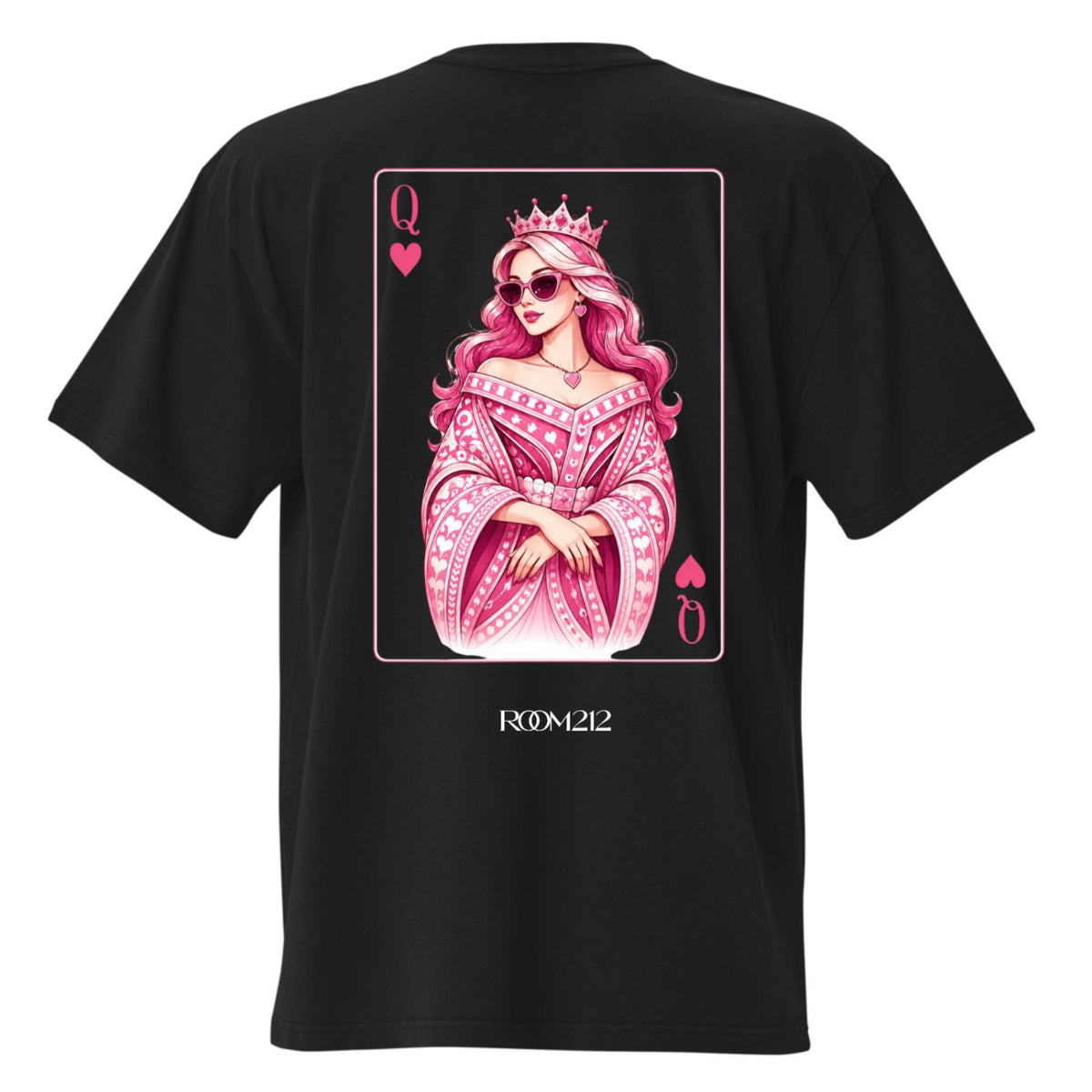 T-shirt Queen In Pink Oversize