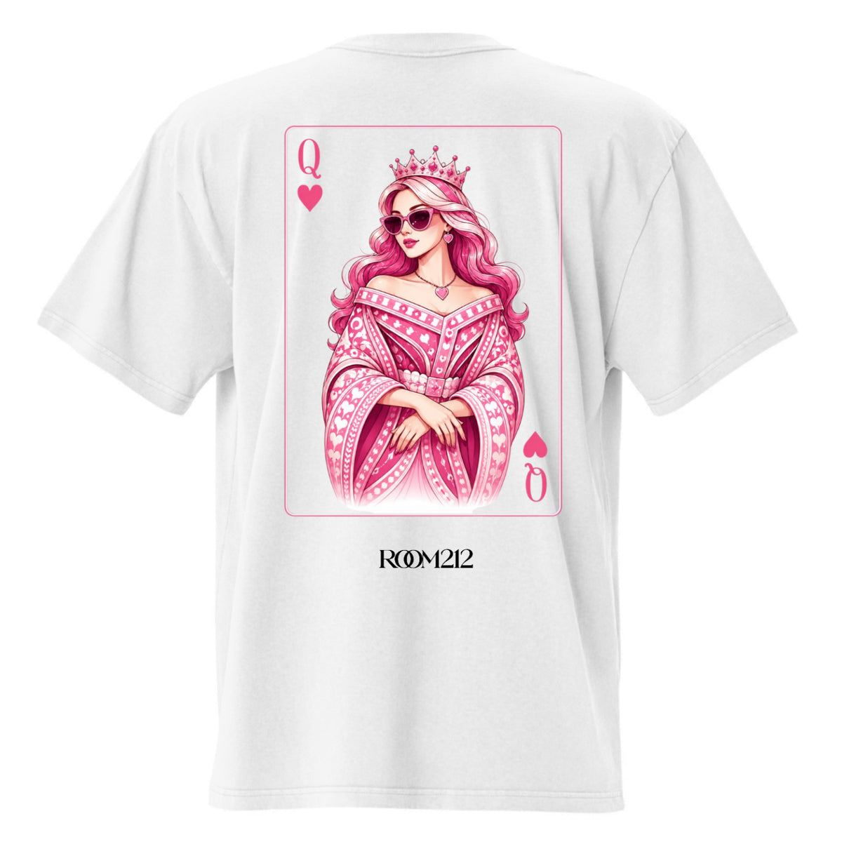 T-shirt Queen In Pink Oversize