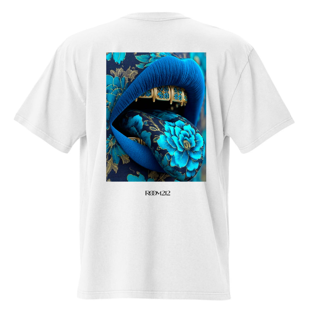 T-shirt Blue Lick Oversize